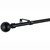 Small Steel Orb Pole 122-213cm - Black