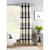 Home Collection Country Check Panels 54 x 86" - Grey
