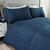 Pinsonic King Duvet Set - Navy