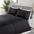 Pinsonic Black King Duvet Set