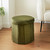 Round Ottoman - Green