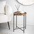 Home Collection Walnut Finish Side Table