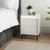 LED 2 Drawer Bedside Table