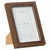 New York Box Photo Frame 4 x 6" - Dark Wood