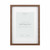 New York Box Photo Frame A4 - Dark Wood