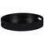 Wooden Ribbed Edge Tray - Black