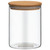 Medium Glass Canister Storage with Bamboo Lid