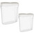 Cereal Storage Container Set 2pk - White