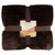 Aspen Faux Fur Throw - Chocolate