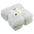 The Cosy Shop Thermal Teddy Throw XXL - Silver