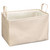 Faux Linen Storage Basket - Natural