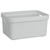 Large Rectangular Storage Tub with Handles - Cool Grey