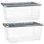 Simply Everyday Storage Box with Lid 45L 2pk