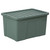 Storage Box with Lid 60L - Moss Green