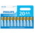 Philips AA Alkaline Plus Batteries 20pk