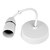 Ceiling Pendant Light Socket - White 6"