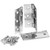 Stanley Chrome Butt Hinge 3pk 75mm