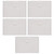 A5 Popper Wallets 5pk - Clear