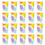 Party Paper Cups 20pk - Balloons