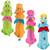 Crinkle & Squeak Dragon Dog Toy - Orange