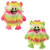 Monster Flattie Pet Toy - Green