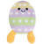 Easter Egg Plush Dog Toy - Purple & Green