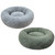 Soft Round Pet Bed - Grey