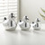 Bathroom Collection Ceramic Ducks 3pk - Chrome