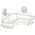 Bathroom Corner Suction Caddy - Natural