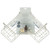 Bathroom Corner Suction Caddy - Natural