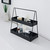 Bathroom 2 Tier Caddy - Black