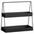 Bathroom 2 Tier Caddy - Black