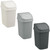 Simply Everyday Push Lid Bin 10L - Charcoal