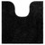 Simply Everyday Bath & Pedestal Mat Set - Black