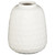 Hammered Ceramic Vase - Cream