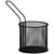 Round Matte Black Chip Basket