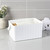 Ribbed Scallop Storage Box with Handle
