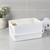 Ribbed Scallop Storage Box with Handle