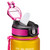 Tracker Water Bottle - Yellow & Pink