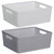 Large Linen Storage Tray - Cream