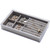 Rectangular Mini Ribbed Tray with Lid