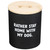 A Tale of Tails Dog Slogan Candle - Black