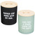 A Tale of Tails Dog Slogan Candle - Black