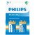 Philips 9V Alkaline Plus Batteries 2pk