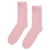Ladies Popcorn Socks 3pk - Pink
