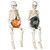 Resin Skeleton Shelf Sitter - Pumpkin