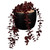 Stone Pot with Red Trailing Foliage