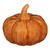 Glazed Ceramic Pumpkin Ornament - Orange Pumpkin
