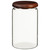 Acacia Lid Glass Storage Jar
