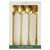 Home Gold Latte Spoons 4pk